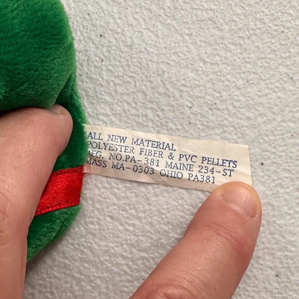 Vintage Dandee Christmas Plush Bear Ty Jingles Gift Set Ornament 5
